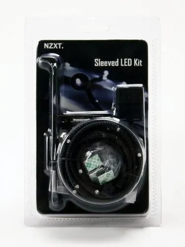 NZXT CB-LED10-BU Light Sensitivity Sleeved LED Kit (1-Meter) (Blue)