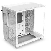 NZXT H6 Flow (2023) Compact Dual-chamber ATX Case - All White (CC-H61FW-01)