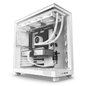 NZXT H6 Flow (2023) Compact Dual-chamber ATX Case - All White (CC-H61FW-01)