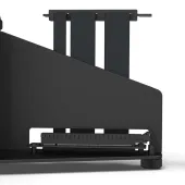 NZXT Vertical GPU Mounting Kit - AB-RH175-B1-175 mm PCIe 4.0x16 Riser Cable - GPU Holder - Sturdy Steel Bracket - Black