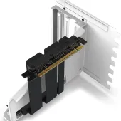 NZXT Vertical GPU Mounting Kit - AB-RH175-W1-175 mm PCIe 4.0x16 Riser Cable - GPU Holder - Sturdy Steel Bracket - White