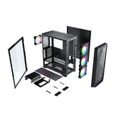 OC STELLAR RGB BLACK - Mid Tower Gaming CASE