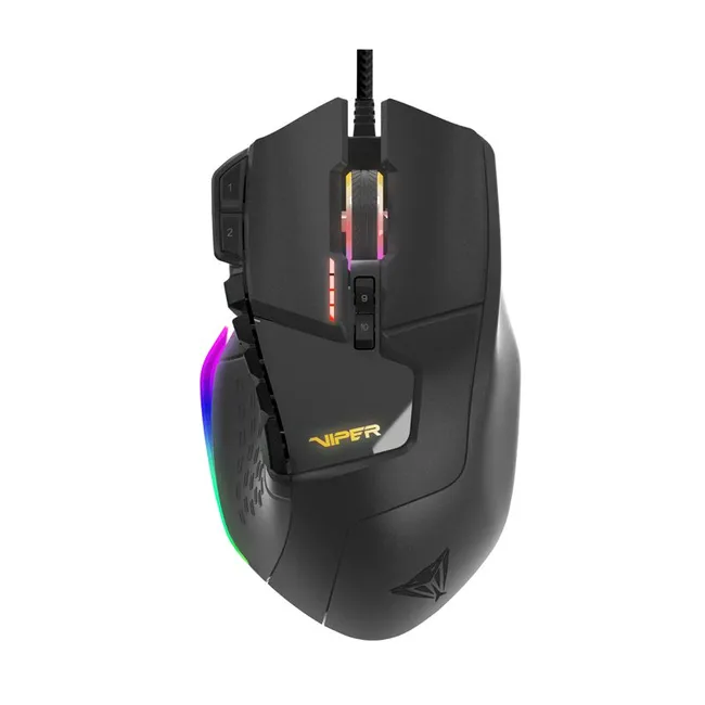 Patriot Viper V570 Blackout Edition RGB Laser Gaming Mouse - Wired - PV570LUXWAK