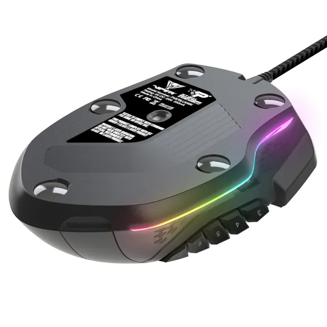 Patriot Viper V570 Blackout Edition RGB Laser Gaming Mouse - Wired - PV570LUXWAK