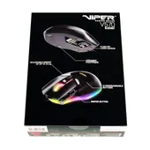 Patriot Viper V570 Blackout Edition RGB Laser Gaming Mouse - Wired - PV570LUXWAK