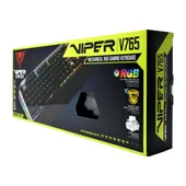 Patriot Viper V765 Wired Mechanical RGB Illuminated Gaming Keyboard