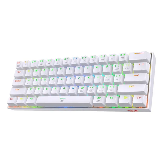 Redragon Dragonborn Wired Mechanical Keyboard RGB - WHITE (K630W-RGB) - BROWN