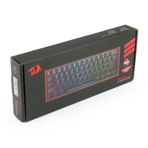 Redragon Fizz Pro BT,Wired Mechanical Gaming Keyboard -Black