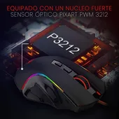 Redragon Griffin M607 Wired USB Gaming Mouse with 7 Programmable Buttons / 7200 DPI/RGB Lighting for Windows/Mac PC