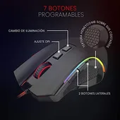 Redragon Griffin M607 Wired USB Gaming Mouse with 7 Programmable Buttons / 7200 DPI/RGB Lighting for Windows/Mac PC