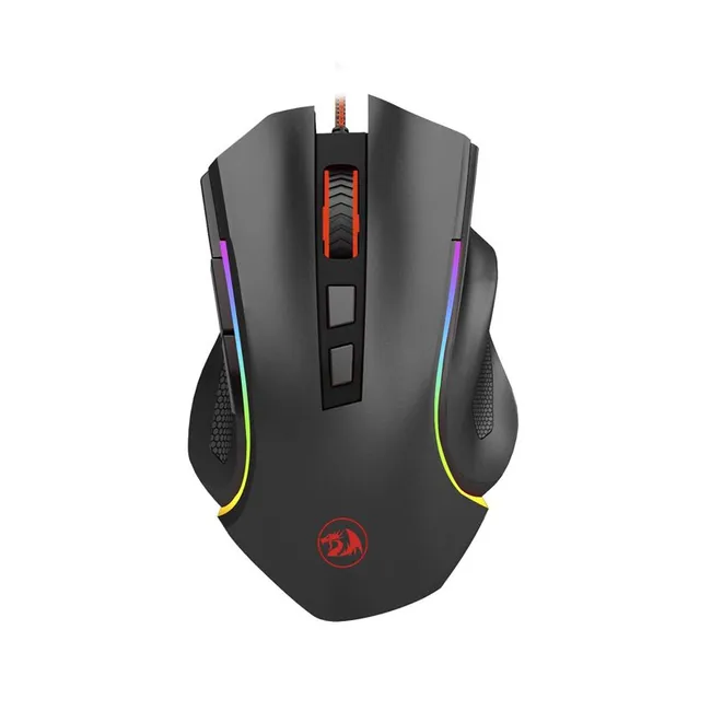 Redragon Griffin M607 Wired USB Gaming Mouse with 7 Programmable Buttons / 7200 DPI/RGB Lighting for Windows/Mac PC