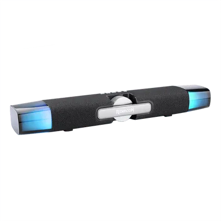 Redragon GS512 Wireless RGB Desktop Speakers, 2.0 PC Computer Stereo Soundbar w/BT 5.0/USB Mode, Max 6W x 2 Rich Sound, Crystal RGB Backlight and Easy-Access On-Board Control, USB-C Powered