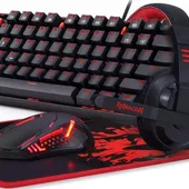 Redragon K552-BB Keyboard-Mouse-Mousepad-Headset 4 IN 1