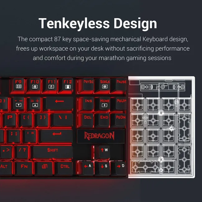 Redragon K552-BB Keyboard-Mouse-Mousepad-Headset 4 IN 1