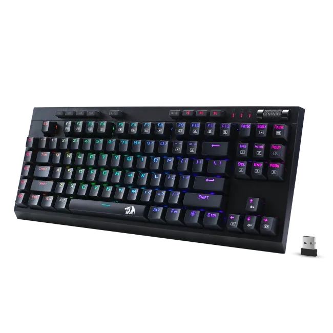 REDRAGON K596 PRO RGB Red Switch Mechanical Gaming Keyboard