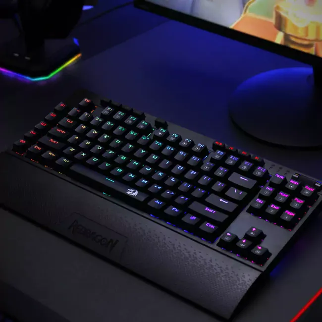 REDRAGON K596 PRO RGB Red Switch Mechanical Gaming Keyboard