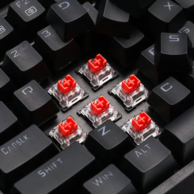 REDRAGON K596 PRO RGB Red Switch Mechanical Gaming Keyboard