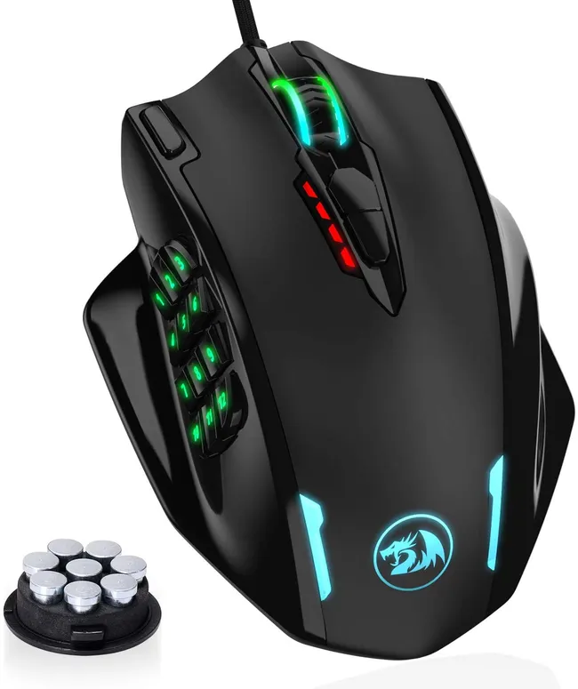 Redragon M908 Impact RGB with Side Buttons Optical Wired Gaming Mouse