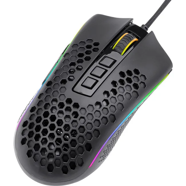 Redragon Storm Elite M988-RGB Honeycomb Gaming Mouse – Black