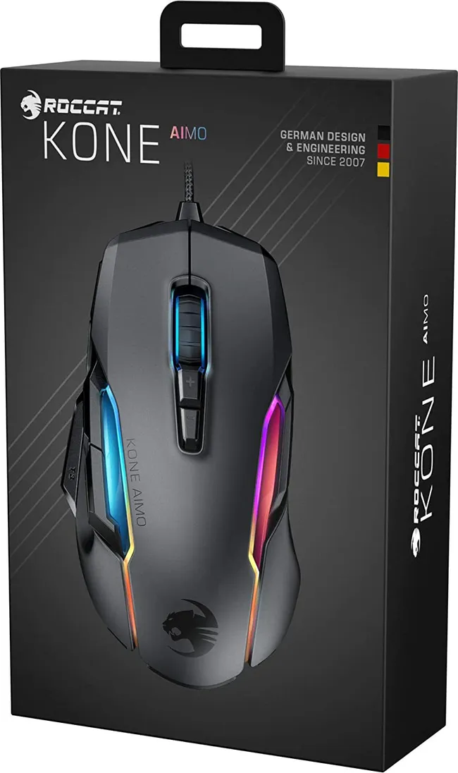 Roccat Kone Aimo Remastered Black Gaming Mouse