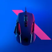 Roccat Kone Aimo Remastered Black Gaming Mouse