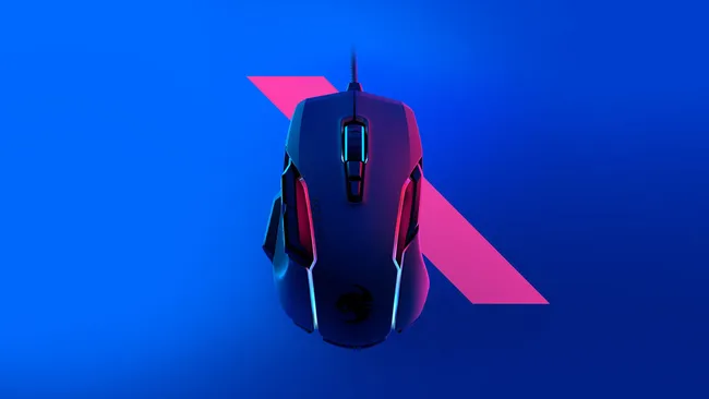 Roccat Kone Aimo Remastered Black Gaming Mouse