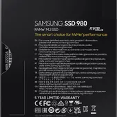 Samsung 980 1TB (MZ-V8V1T0BW) up to 3500 MB/s read and 3000 MB/s write