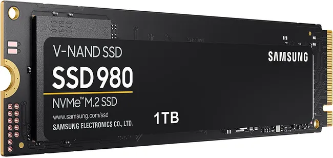 Samsung 980 1TB (MZ-V8V1T0BW) up to 3500 MB/s read and 3000 MB/s write