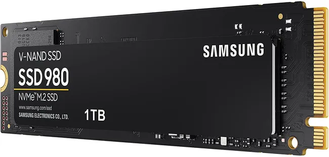 Samsung 980 1TB (MZ-V8V1T0BW) up to 3500 MB/s read and 3000 MB/s write