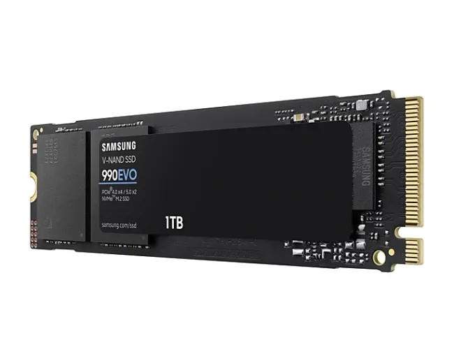 Samsung 990 EVO 1TB (MZ-V9E1T0BW) up to 5000 MB/s read and 4200 MB/s write