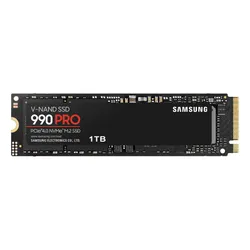 Samsung 990 PRO 1TB (MZ-V9P1T0BW) up to 7450 MB/s read and 6900 MB/s write