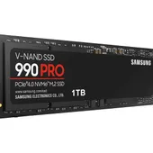 Samsung 990 PRO 1TB (MZ-V9P1T0BW) up to 7450 MB/s read and 6900 MB/s write