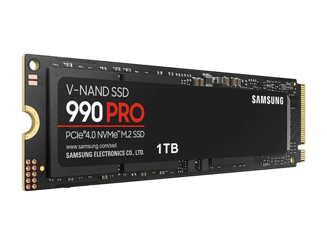 Samsung 990 PRO 1TB (MZ-V9P1T0BW) up to 7450 MB/s read and 6900 MB/s write