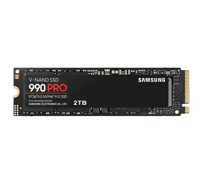 Samsung 990 PRO 2TB (MZ-V9P2T0BW) up to 7450 MB/s read and 6900 MB/s write