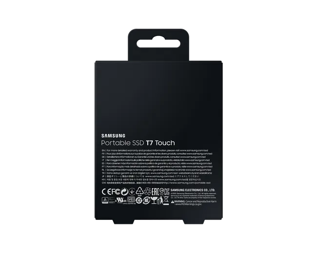 Samsung Portable SSD T7 Touch 2TB (MU-PC2T0S/WW) up to 1050 MB/s read and 1000 MB/s write