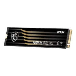 SSD MSI SPATIUM M480 PRO 4TB PCIe 4x4 M.2(SPATIUM M480 PRO) up to 7400 MB/s read and 7000 MB/s write