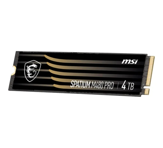 SSD MSI SPATIUM M480 PRO 4TB PCIe 4x4 M.2(SPATIUM M480 PRO) up to 7400 MB/s read and 7000 MB/s write