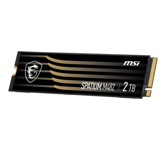 SSD MSI SPATIUM M482 2TB PCIe 4x4 M.2 2280 (SPATIUM M482) up to 7300 MB/s read and 6400 MB/s write