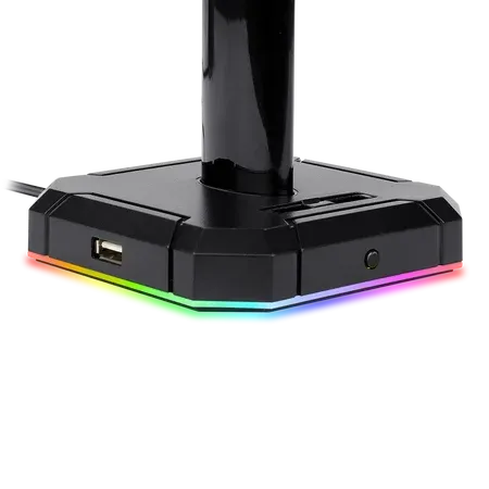 ستاند حامل سماعة قيمينق تصميم ار جي بي من ريدراغون Redragon HA300 Scepter Pro Headset Stand RGB Backlit Gaming Headphone Stand with Supporting Bar