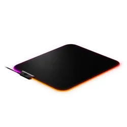 ماوسباد قيمينق من ستيل سيريز بتصميم ار جي بي 320x270 ملم STEELSERIES QCK PRISM CLOTH MEDIUM MOUSEPAD BLACK (SS-MP-QCK PRCL M-63825-BLK)