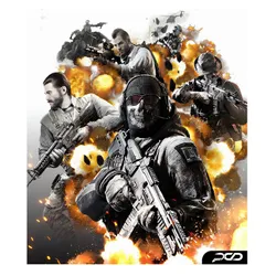 ملصقات العاب COD MODERN WARFARE 44CMx38CM لكيس OC WEDO TI II