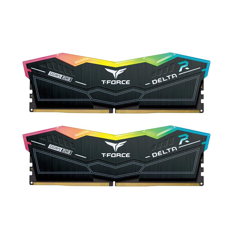 Team Group 32GB (16GBx2) DELTA DDR5 5200MHz RGB BLACK Team Group 32GB (16GBx2) DELTA DDR5 5200MHz RGB BLACK