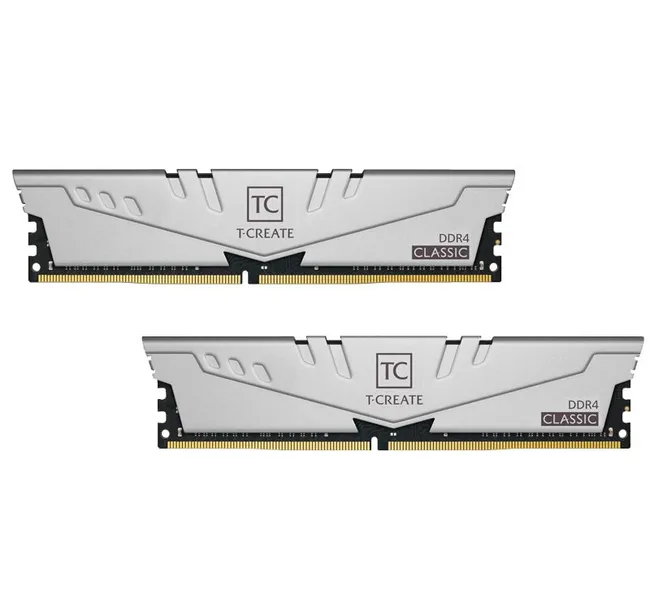 Team Group 32GB (16X2) DDR4 3200MHZ Classic Silver