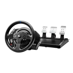 عجلة قيادة ودواسات من ترست ماستر Thrustmaster T300 RS GT Racing Wheel for PS4 and PC - Black |TM-WHL-T300RS-GT