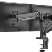 TWISTED MINDS PRIMIUM DUAL MONITOR ALUMINUM ARM BLACK (TM-26-C012U)