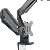 TWISTED MINDS PRIMIUM DUAL MONITOR ALUMINUM ARM BLACK (TM-26-C012U)