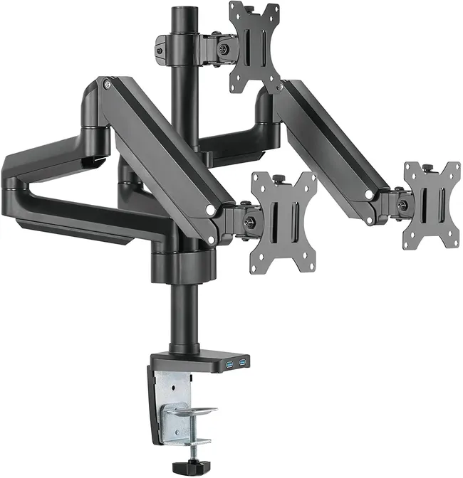 TWISTED MINDS TRIPLE MONITORS ALUMINUM ARM BLACK (TM-26-C018UP)