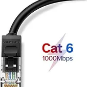 UGREEN CAT6 U/UTP CABLE 2M MODEL NW102 BLACK