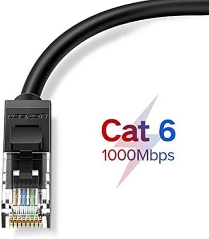 UGREEN CAT6 U/UTP CABLE 2M MODEL NW102 BLACK