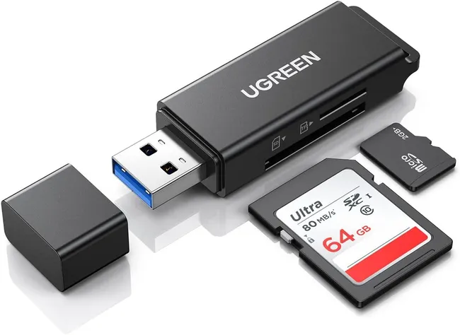 UGREEN USB 3.0 TO TF+SD DUAL CARD READER